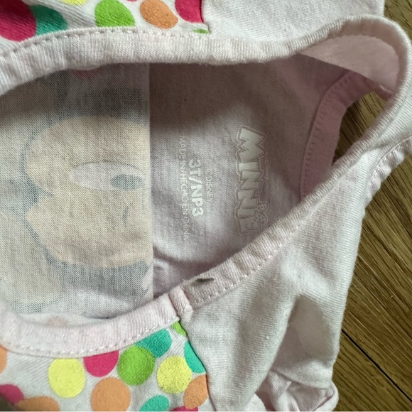 Girls Minnie Mouse set 3T - Picture 5 of 9